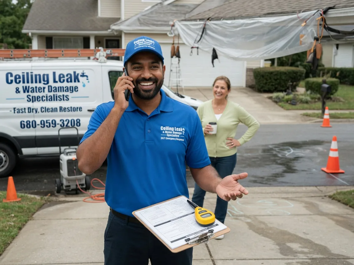 Ceiling Leak Cleanup Haydenville, OH FAQs